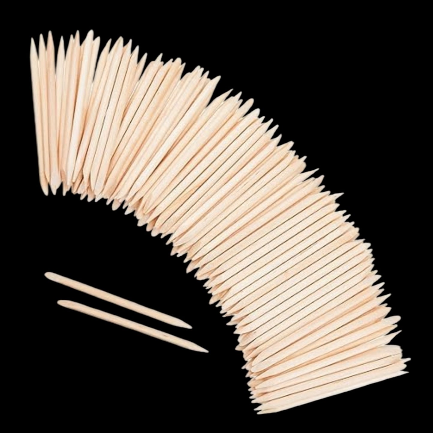 Bețe din lemn de portocal – set 100 bucăți