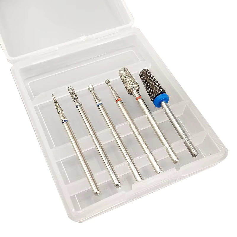 Capete Freză Unghii – Set 6 Bucăți