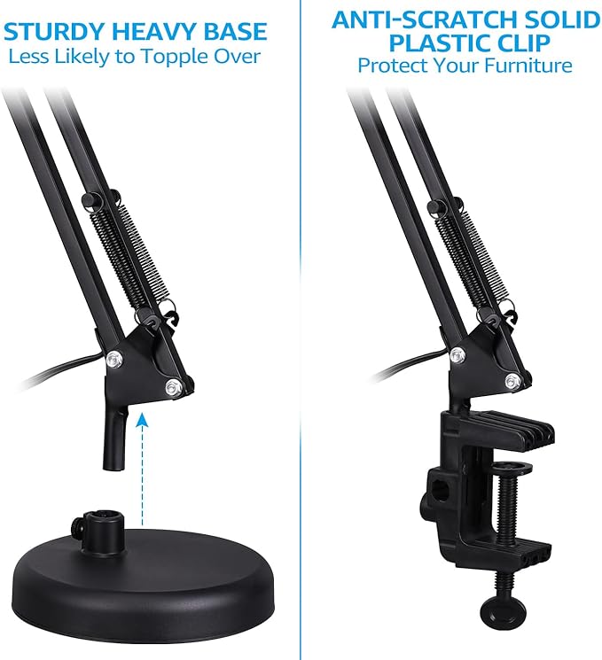 Lampă Reglabilă Profesională, Neagră