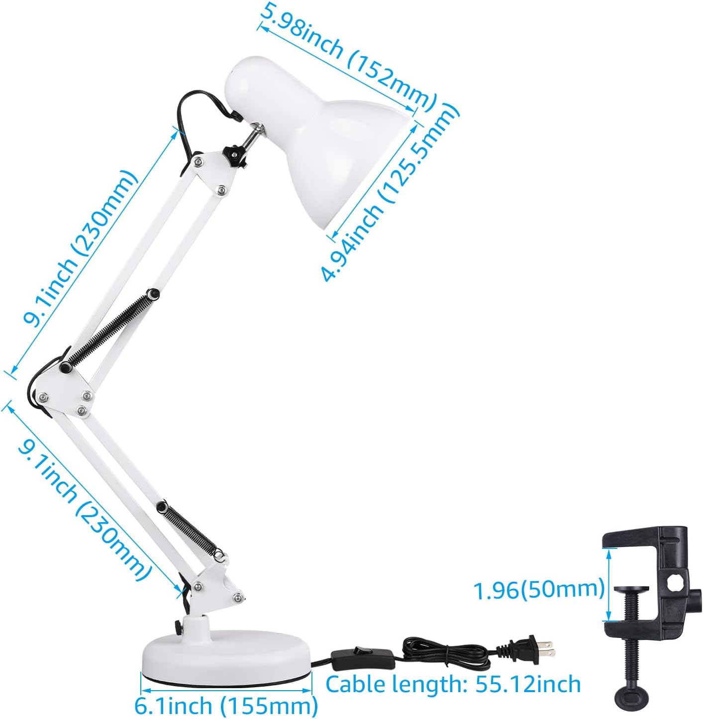 Lampă Reglabilă  Profesională, Albă