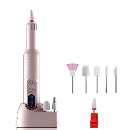 Freză Unghii Profesională Wireless, Roz