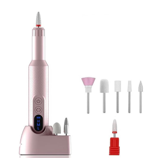 Freză Unghii Profesională Wireless, Roz