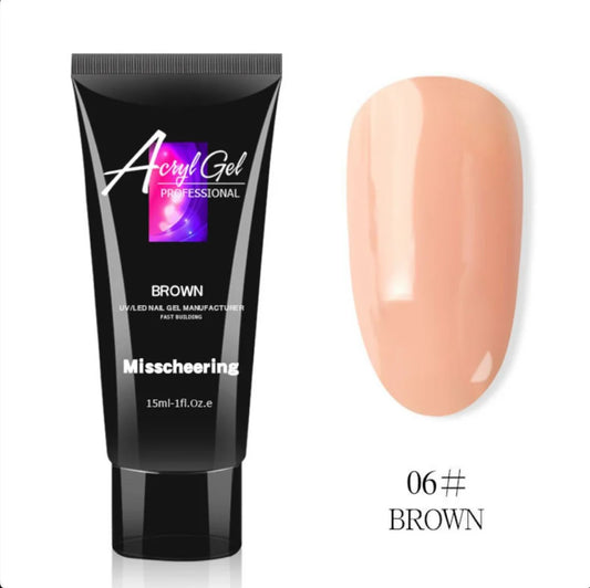 Polygel Misscheering Brown 15ml